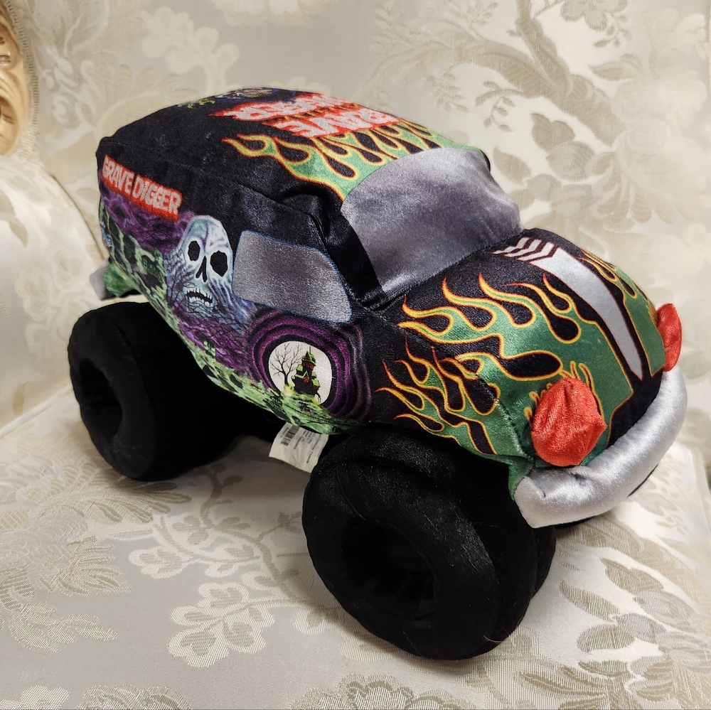 Monster Jam Grave Digger Plush Monster Truck Stuffed Toy